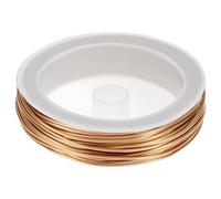 QWORK® Fil de cuivre Pure T2, Ø1mm, longueur 10m, pour les loisirs, l'électrotechnique et l'artisanat