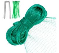 QWORK® Filet Anti-Oiseaux 2 x 15 m, Filet en Nylon découpable, Filet de Plante, pour Jardin, étang, Balcon