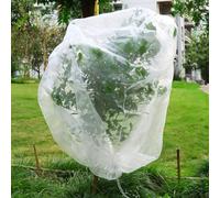 QWORK® Filet Arbre fruitier, 200x240 cm Filet Protection Oiseaux avec Cordon et Fermeture éclair, pour myrtilles, Fraises, légumes