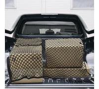 QWORK® Filet de Chargement hautement élastique, Extensible de 120x120cm à 210x210cm, Filet à Bagages de Voiture avec Crochets, idéal pour Les Charges légères