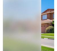 QWORK® Film Fenêtre Anti Regard 30x200cm - Film Opaque Fenêtre Anti UV, Réutilisable et Facile à Installer pour Intimité (Salle de Bain, Bureau, Maison)