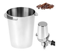 QWORK® gobelet doseur à café de 58 mm en acier inoxydable 304 - Transfert sans mesure pour les amateurs d'espresso, baristas et professionnels du café