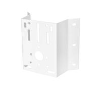 QWORK® Grand Support de caméra de Surveillance en Acier Inoxydable Support de caméra d'angle Mural pour Coins de Mur extérieurs - 210x155 mm