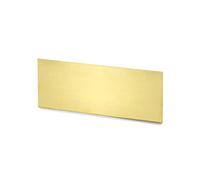 QWORK® H62 Feuille de Laiton 0,5mm, 100mm x 300mm