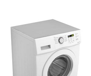 QWORK® Housse de Machine à Laver 60x60 cm, Antidérapante, Lavable, Découpable, Pour Machines à Laver, Sèche-Linge, Réfrigérateurs et Plus