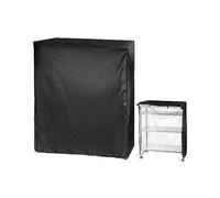 QWORK Housse d'étagère de rangement, housse en fil métallique pour étagère 152,4 x 61 x 182,9 cm, tissu Oxford 210D, pour garder le rack propre, pour votre maison, bureau, rangement et garage, housse