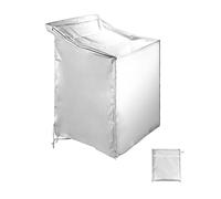 QWORK Housses de lave-linge et de sèche-linge, housse de machine à laver robuste et imperméable pour la plupart des machines à chargement par le haut ou par le devant, anti-poussière et protection contre les intempéries, 73,7 x 71,1 x 109,2 cm (l x P x H)