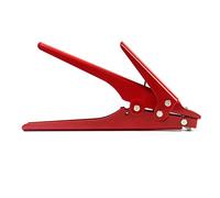 QWORK® HS-519 Pistolet d'Attache de Câble, Outil de Tension et de Coupe pour Attache de Câble en Nylon en Plastique, Boîtier en Métal 0,9 cm (0,35 Pouces) Largeur Max Tie