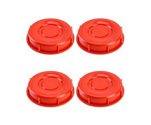 QWORK IBC Lot de 4 couvercles de réservoir d'eau liquide pour produits chimiques, alimentaires, industries, 16,5 cm