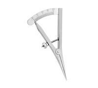 QWORK Jauge de marquage réglable de 8,9 cm, mini presse de bord, boussole professionnelle pour charpentier, séparateurs à ressort de précision, compas de mesure, jauge de hauteur, outil de bricolage