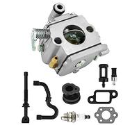 QWORK® Jeu de carburateurs compatible avec STIHL MS170 180 017 018, accessoires de tondeuse à gazon tronçonneuse, avec accessoires