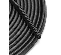 QWORK® Joint Porte Voiture, Protection Portiere Voiture, Renforcement Métallique, Bord en Forme De U, 10 M, Noir