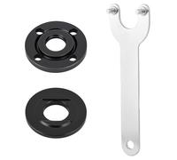 QWORK® Juego de tuercas de brida y llave de brida para amoladoras angulares de 125 mm