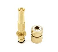 QWORK Kit de Raccordement au Robinet, 1/2" Raccord de Tuyau de Jardin à Connexion Rapide et Embouts de buse, pour Le Nettoyage de Voiture, l'arrosage des Plantes