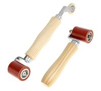 QWORK Kits de rouleaux de couture, rouleau de couture en silicone de 40 mm et rouleau de couture en silicone avec détail en laiton de 6 mm pour couture de toiture