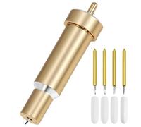 QWORK® Lame de précision et boîtier, Lames de Remplacement, Compatible avec Cricut Explore Air/Air 2/Maker 3, doré