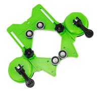 QWORK Localisateur de trou diamant, 4 à 83 mm Poinçon Réglable avec Base sous Vide, Coupe-trou pour Carrelage, Verre, Marbre, Granit et Céramique