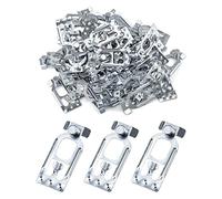 QWORK Lot de 100 clips de sécurité universels en forme de goutte pour palettes