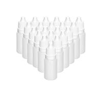 QWORK Lot de 150 flacons compte-gouttes en plastique de 10 ml, flacons compte-gouttes pour huiles, les peintures, les encres