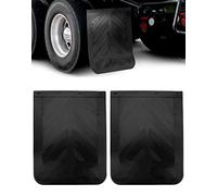 QWORK Lot de 2 bavettes garde-boue robustes pour semi-camion, tracteur, remorque - En caoutchouc souple - Universelles pour voiture ou camion - 76,2 x 60,7 cm, 0,6 cm d'épaisseur