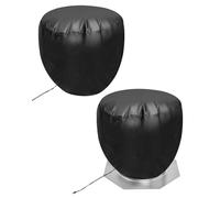 QWORK Lot de 2 capots d'aération de toit imperméables Oxford avec cordon de serrage réglable - 50,8 x 50,8 cm