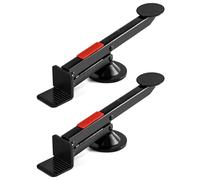 QWORK Lot de 2 lève-portes et planches pivotants, noir