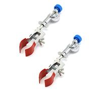 QWORK Lot de 2 pinces de laboratoire doublées de liège, peut contenir des objets jusqu'à 4,4 cm [45 mm], pince universelle Labs (tiges jusqu'à 1,8 cm de diamètre)