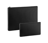 QWORK® Lot de 2 Pochettes Anti Feu et Eau, Sac Étanche à Feu pour Protege Document A4, Passeport, Argent, Bijoux, Objets de Valeur