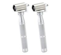 QWORK Lot de 2 rouleaux de papier peint en acier inoxydable de 3,8 cm pour la maison, outil de construction, outil de peinture, rouleau plat