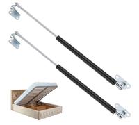 QWORK® Lot de 2 Vérins à Gaz 500MM 450N/45KG pour Couvercles de Coffre, Meuble TV, Lit Ottoman, et Plus