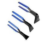 QWORK® Lot de 3 cintreuses de tôle, outils de tôlerie, pinces à sertir, 0° 45° 90°