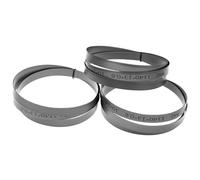 QWORK® Lot de 3 Lames de Scie à Ruban Bimétallique M42, 1140 x 13 x 0,65 mm, 10/14 Dpp, Compatible avec Güde MBS 105 V et Plus