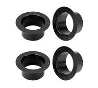 QWORK Lot de 4 brides de connecteur de conduit de 10,2 cm pour ventilation de sèche-linge et système de ventilation de chauffage/refroidissement