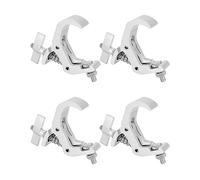 QWORK Lot de 4 colliers de serrage professionnels robustes de 150 kg pour appareils d'éclairage de scène à tête mobile, 4,8 à 5,9 cm pour tuyau OD de 40 à 60 mm