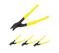 QWORK Lot de 4 coupe-cercles, cerclage jusqu'à 4,9 cm de largeur et 0,1 cm d'épaisseur, 30,5 cm d'épaisseur, pour acier, polyester (PET) et polypropylène (PP), lot de 4