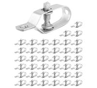 QWORK® Lot de 40 tendeur grillage 90 mm pour clôture, jardinage, fermes