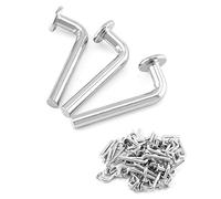 QWORK Lot de 50 goupilles universelles robustes pour rack de palettes M8 x 57 mm, système d'étagère M7 x 30 mm, goupilles universelles de sécurité pour entrepôt, maison