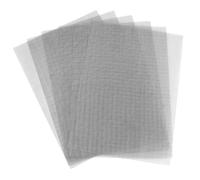 QWORK Lot de 6 feuilles de treillis métallique en acier inoxydable 304, 30,5 x 20,3 cm, 20 mailles, ouverture de 1 mm, maille métallique haute résistance, résistant à la rouille et à la corrosion pour