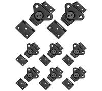 QWORK Lot de 8 loquets torsadés en acier inoxydable, 8,9 x 6,3 cm