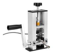 QWORK® Machine à Dénuder Manuelle pour Fils Ø1-25 mm, Machine a Denuder le Cuivre, Fonctionnement Manuel et Fonctionnement Alimenté par Perceuse