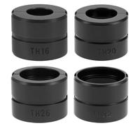 QWORK® Mâchoire de pressage TH16, TH20, TH26, TH32 Contour, insert de mâchoire de presse TH-Contour, compatibles avec les outils de sertissage manuels