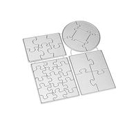 QWORK® Matrices de Découpe Scrapbooking, Pochoir Gaufrage en Acier au Carbone, Matrice de Découpe pour la Fabrication de Cartes Bricolage Artisanat Scrapbooking Album Décor