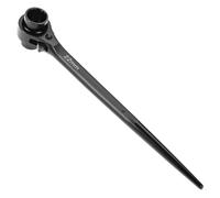 QWORK® outil à cliquet (19 mm x 21 mm), clé à cliquet pour la construction de scaffolding - Acier au carbone, extrémité conique