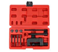 QWORK® Outil de Derive Chaine Moto, 13 Pièces Outil de Rivetage de Chaîne, pour Vélo et Moteur