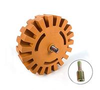 QWORK® Outil de Suppression de décalques, pour Retirer Les décalques de Vinyle, Ruban adhésif, Caoutchouc, Rayures Fines, Autocollants de Voitures,10cm