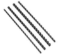 QWORK® Pack de 200 Peignes de Reliure A4, 21 Anneaux, Tailles 6/8/10/12 mm, Capacità di 20-80 Fogli
