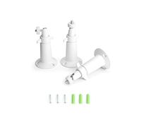 QWORK® Pack de 3 Supports muraux pour caméra, Blanc, réglable à 360°, Compatible avec Arlo, Arlo Pro, Arlo Light, Arlo Go