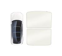 QWORK® Pare-Soleil Haute densité sans affaissement, Bloqueurs Rayons UV Compatible avec Tesla Model Y 2019-2023