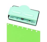 QWORK® Perforatrice papier perforatrice champignon pour cahiers rechargeables - convient aux papiers A4, A5, A6 - capacité de perforation pour 5 papiers