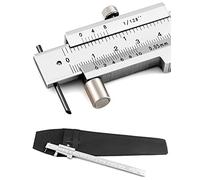QWORK® Pied A Coulisse , 0-20 Cm Pieds À Coulisse À Vernier, Outils De Marquage En Acier Inoxydable